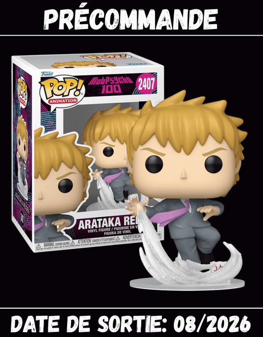 082026 Mob Psycho 100 POP! Animation Arataka Reigen #2407 – Funko