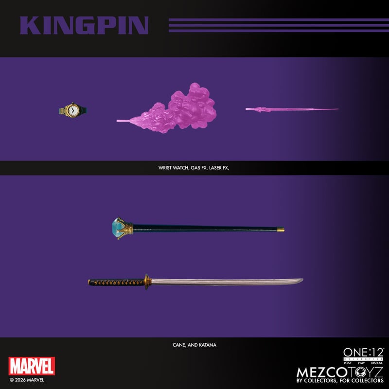 062027 - Marvel - Kingpin - Figurine Articulée Mezco Toys