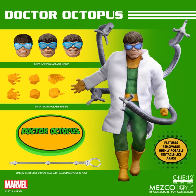 102027 - Marvel - Doctor Octopus - Figurine Articuléee Mezco Toys