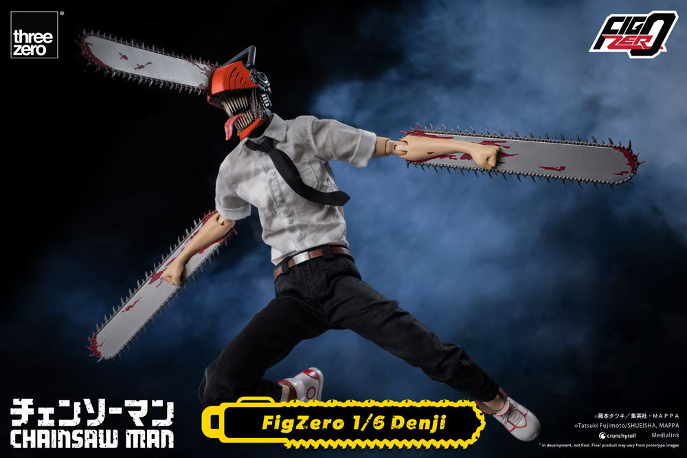082026 - Chainsaw Man - Denji - Figurine Articulée Three Zero