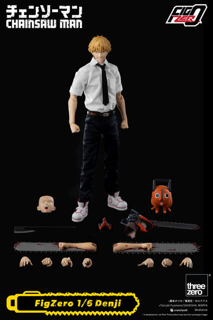 082026 - Chainsaw Man - Denji - Figurine Articulée Three Zero