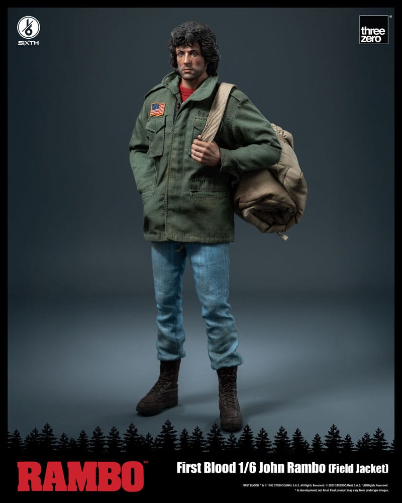 032026 - Rambo: First Blood - John Rambo (Field Jacket) - Figurine Articulée Three Zero