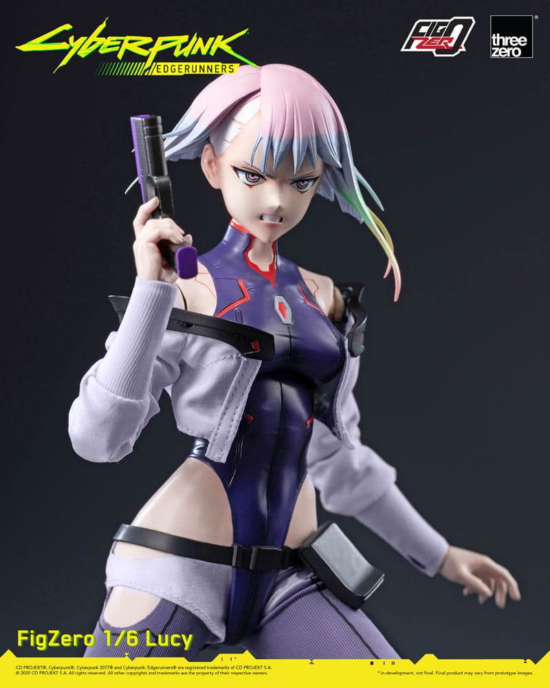 022026 - Cyberpunk Edgerunners - Lucy - Figurine Articulée Three Zero