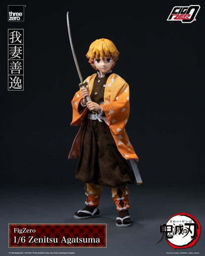 022027 - Demon Slayer - Zenitsu Agatsuma (FigZero) - Figurine Articulée ThreeZero