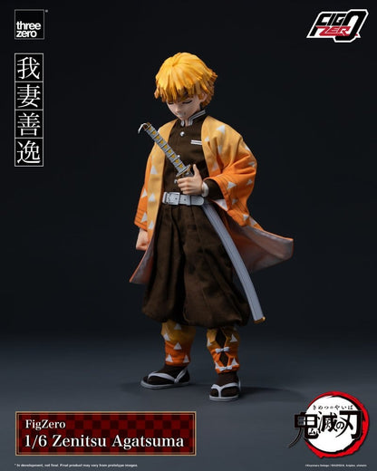 022027 - Demon Slayer - Zenitsu Agatsuma (FigZero) - Figurine Articulée ThreeZero