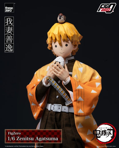 022027 - Demon Slayer - Zenitsu Agatsuma (FigZero) - Figurine Articulée ThreeZero