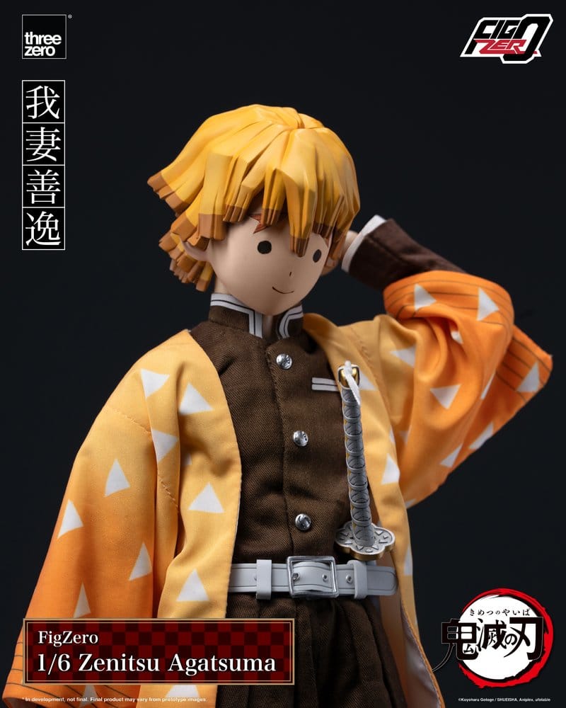 022027 - Demon Slayer - Zenitsu Agatsuma (FigZero) - Figurine Articulée ThreeZero