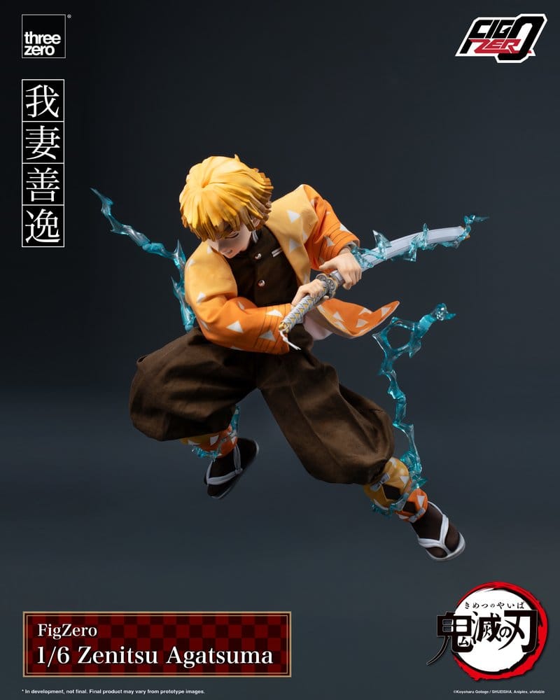 022027 - Demon Slayer - Zenitsu Agatsuma (FigZero) - Figurine Articulée ThreeZero