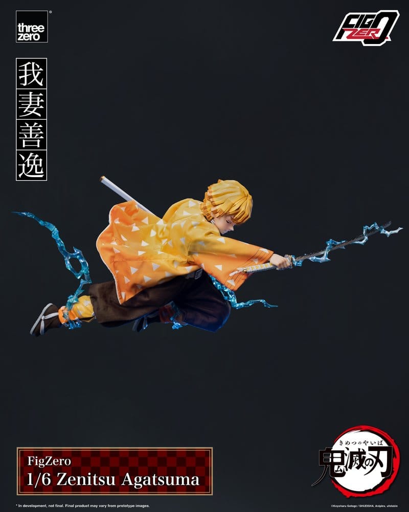 022027 - Demon Slayer - Zenitsu Agatsuma (FigZero) - Figurine Articulée ThreeZero