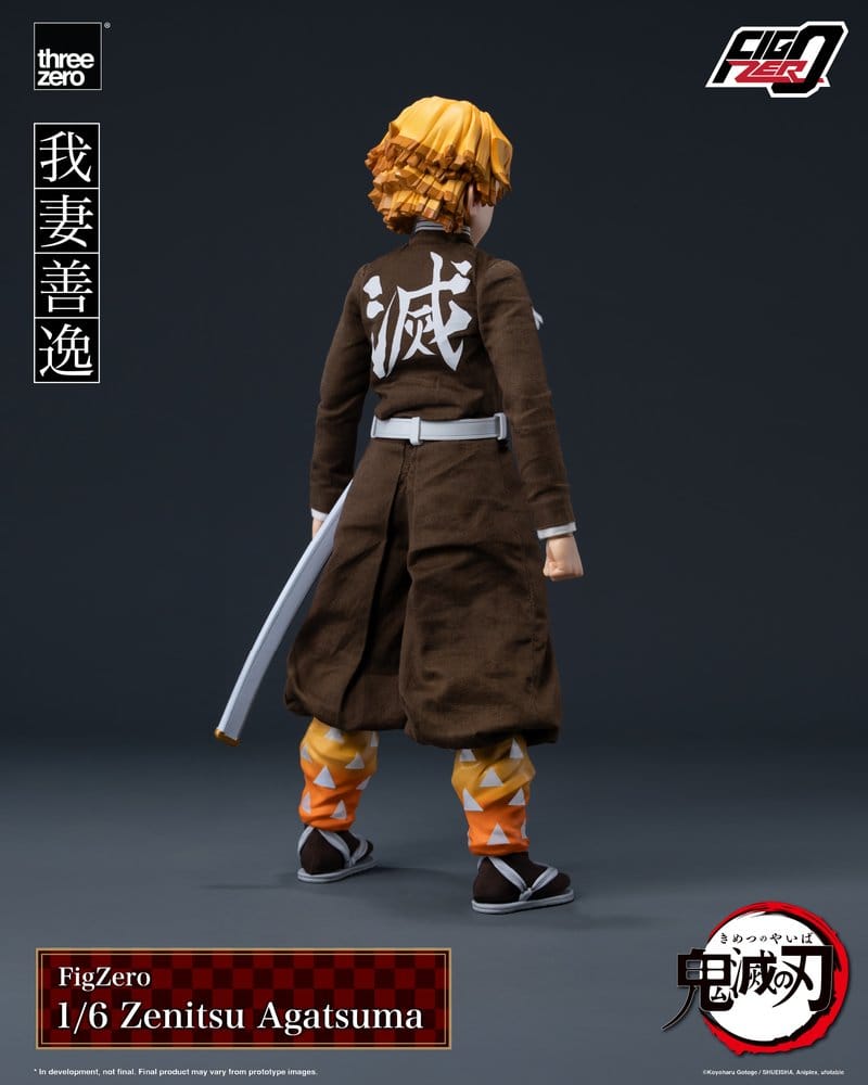 022027 - Demon Slayer - Zenitsu Agatsuma (FigZero) - Figurine Articulée ThreeZero
