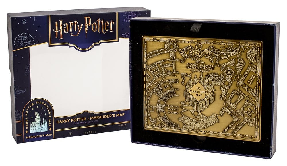 092026 - Harry Potter - réplique Marauder's Map Metal Map - Goodies AAA Marchandise