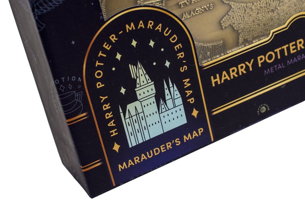 092026 - Harry Potter - réplique Marauder's Map Metal Map - Goodies AAA Marchandise