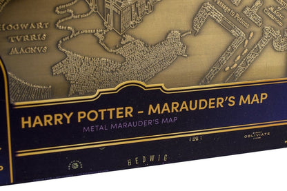 092026 - Harry Potter - réplique Marauder's Map Metal Map - Goodies AAA Marchandise