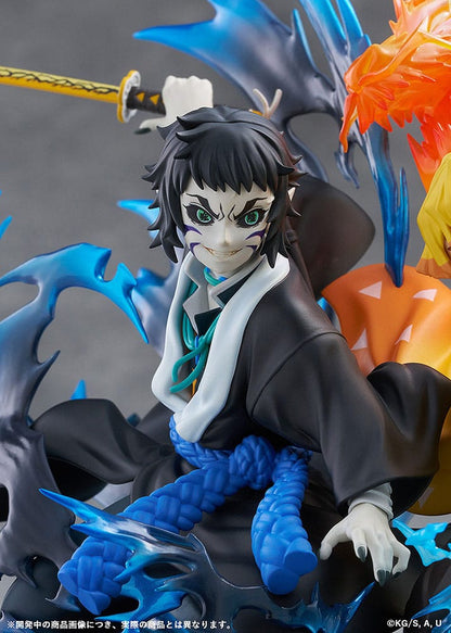 012027 - Demon Slayer: Kimetsu no Yaiba - Zenitsu Agatsuma & Kaigaku - Statuette Aniplex