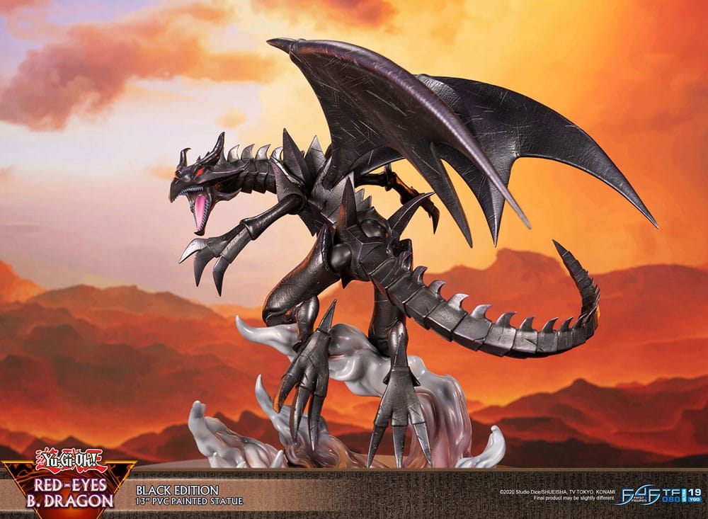 102026 - Yu-Gi-Oh! - Red-Eyes B. Dragon (Black Colour Ver.) - Statuette First 4 Figure