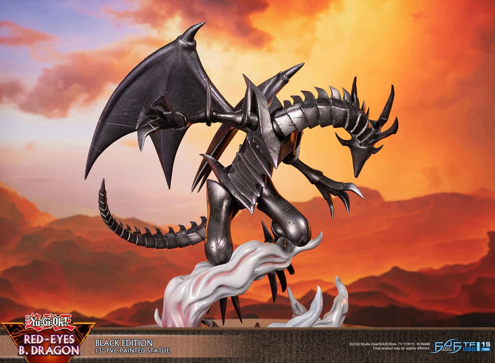 102026 - Yu-Gi-Oh! - Red-Eyes B. Dragon (Black Colour Ver.) - Statuette First 4 Figure