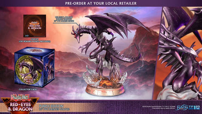 102026 - Yu-Gi-Oh! - Red-Eyes B. Dragon (Purple Colour Ver.) - Statuette First 4 Figure