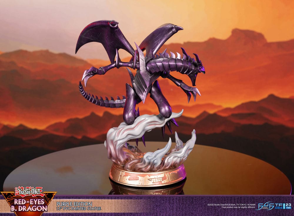 102026 - Yu-Gi-Oh! - Red-Eyes B. Dragon (Purple Colour Ver.) - Statuette First 4 Figure