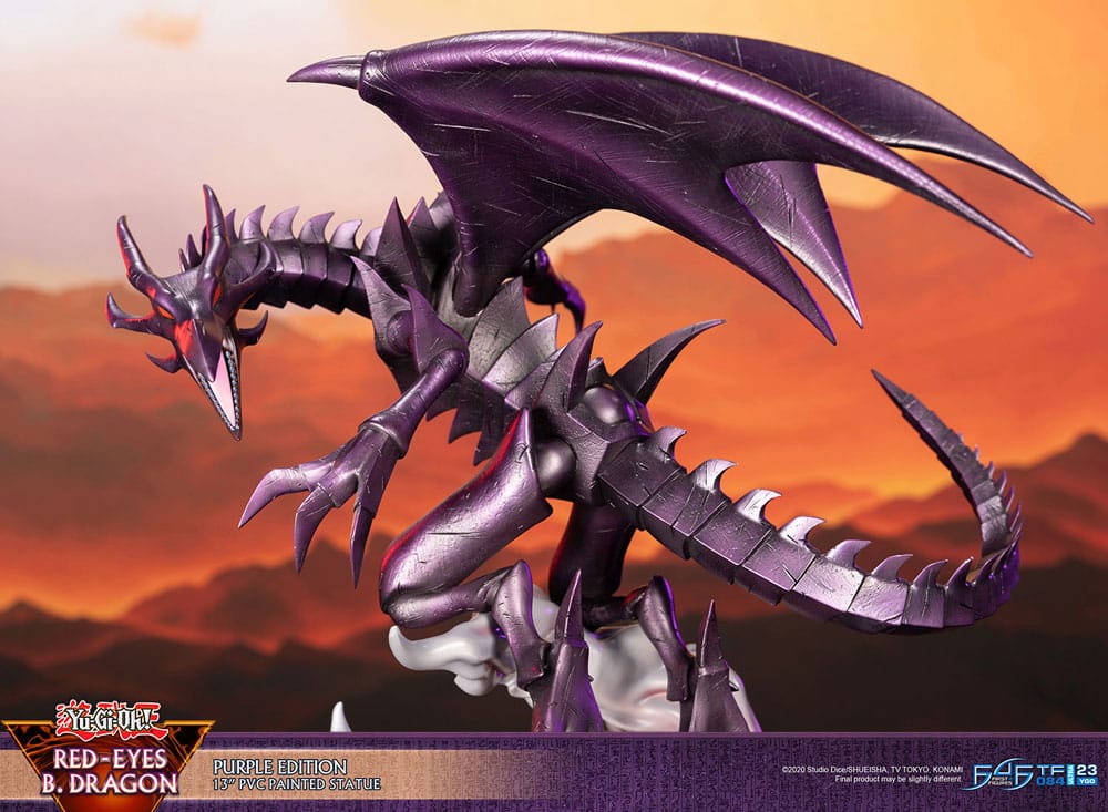 102026 - Yu-Gi-Oh! - Red-Eyes B. Dragon (Purple Colour Ver.) - Statuette First 4 Figure