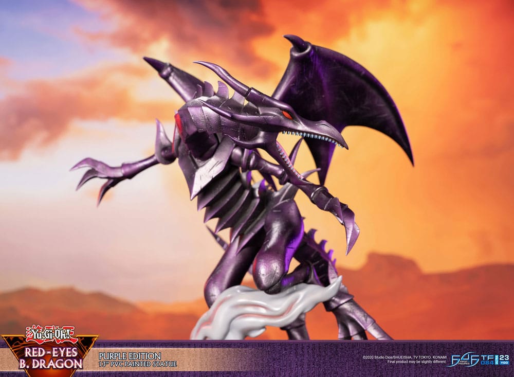 102026 - Yu-Gi-Oh! - Red-Eyes B. Dragon (Purple Colour Ver.) - Statuette First 4 Figure