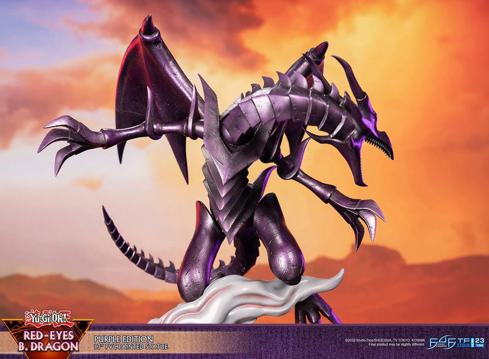 102026 - Yu-Gi-Oh! - Red-Eyes B. Dragon (Purple Colour Ver.) - Statuette First 4 Figure