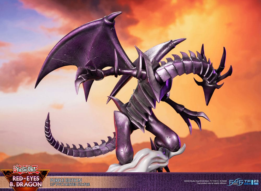 102026 - Yu-Gi-Oh! - Red-Eyes B. Dragon (Purple Colour Ver.) - Statuette First 4 Figure