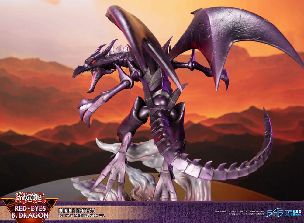 102026 - Yu-Gi-Oh! - Red-Eyes B. Dragon (Purple Colour Ver.) - Statuette First 4 Figure