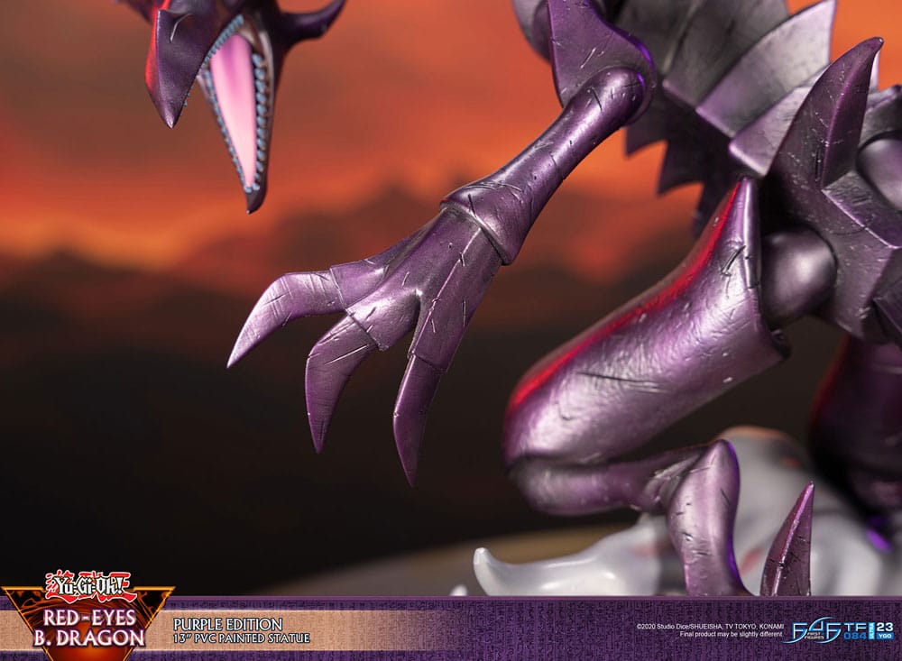 102026 - Yu-Gi-Oh! - Red-Eyes B. Dragon (Purple Colour Ver.) - Statuette First 4 Figure