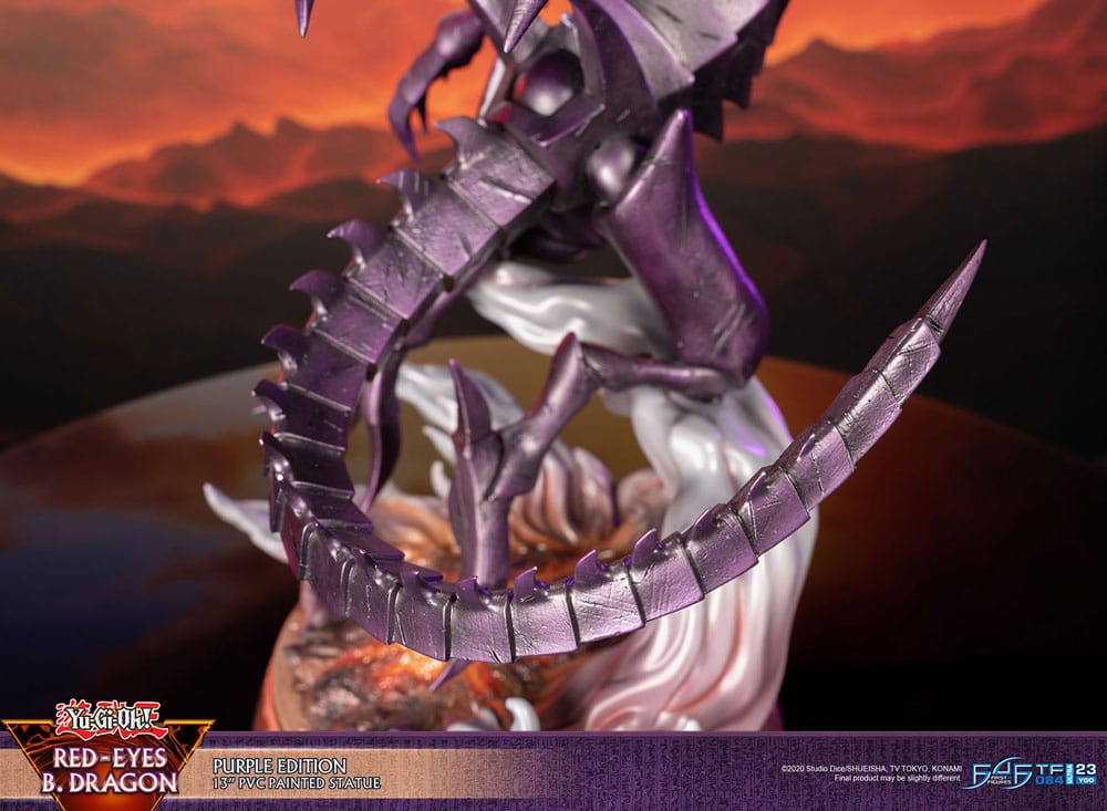 102026 - Yu-Gi-Oh! - Red-Eyes B. Dragon (Purple Colour Ver.) - Statuette First 4 Figure