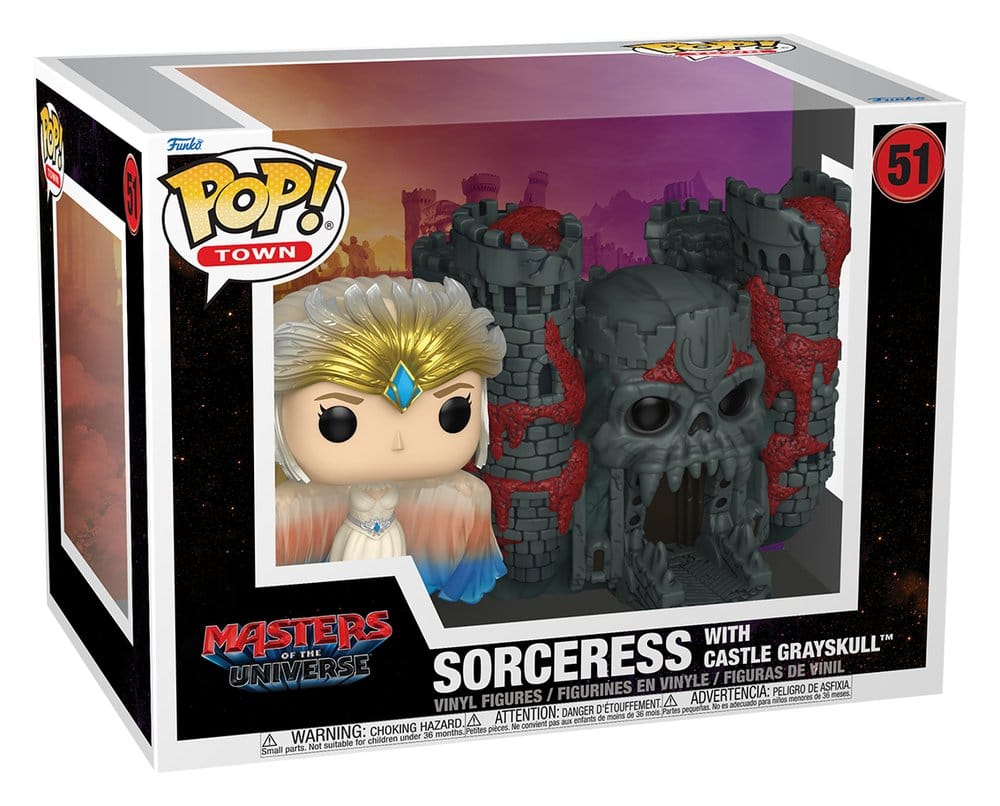062026 -Masters of the Universe 2026 POP! Town Sorceress & Castle Grayskull – Funko