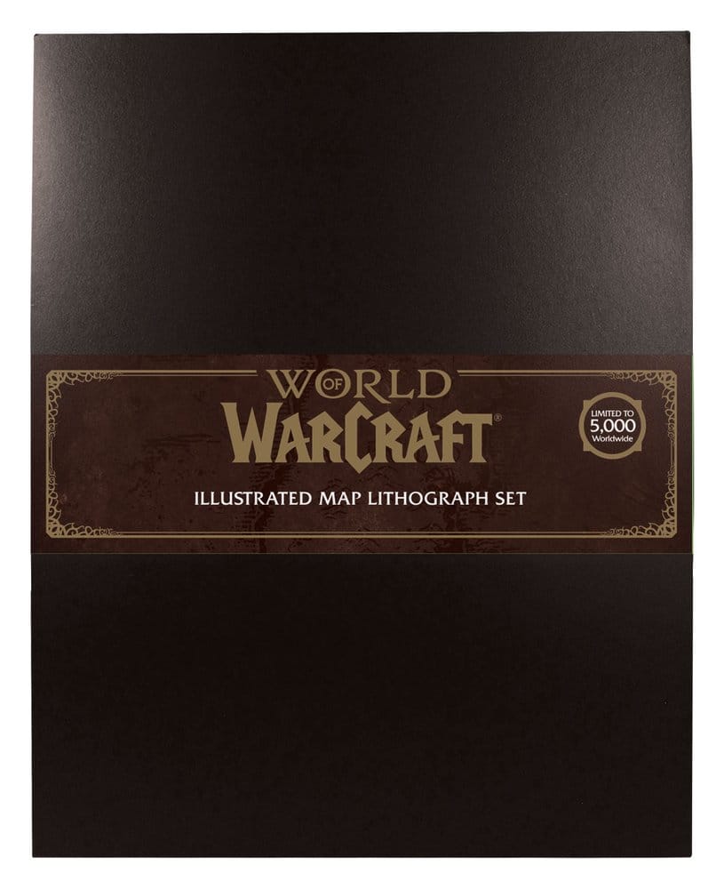 092026 - World of Warcraft - Coffret 5 Lithographies Édition Limitée 36 x 28 cm