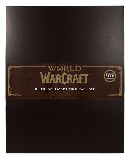 092026 - World of Warcraft - Coffret 5 Lithographies Édition Limitée 36 x 28 cm