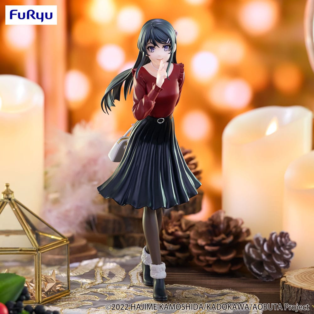 Rascal Does Not Dream of Bunny Girl Senpai - Mai Sakurajima Winter Outfit Ver. - Figurine FuRyu