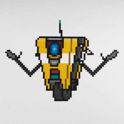 Borderlands - Claptrap - T-Shirt Pixel Art - Taille L