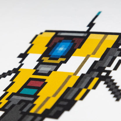 Borderlands - Claptrap - T-Shirt Pixel Art - Taille L