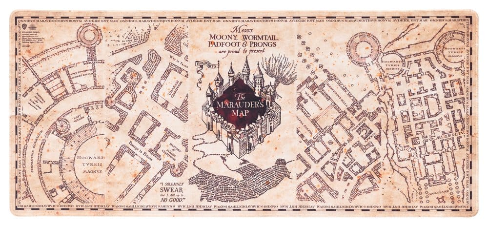 Sur Commande - Harry Potter - Carte des Maraudeurs - Tapis de Souris Grupo Erik