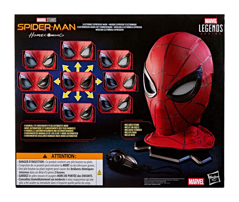 092025 - Spider-Man Homecoming - Masque Expressif Electronique Hasbro