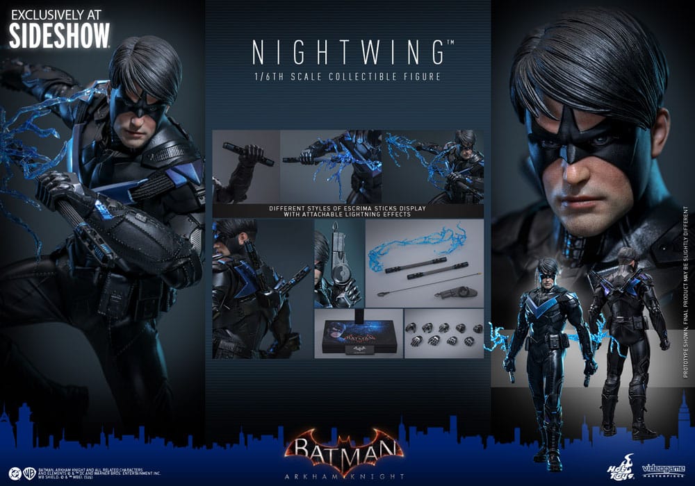 032026 - Batman Arkham Knight - Nightwing - Figurine Articulée Hot Toys