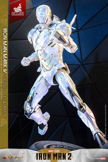 022026 - Iron Man 2 - Iron Man Mark IV (Sub-Zero Fractal Armor) - Figurine Articulée Hot Toys