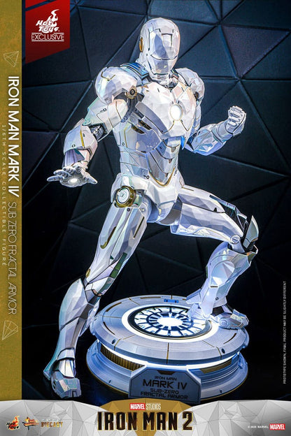 022026 - Iron Man 2 - Iron Man Mark IV (Sub-Zero Fractal Armor) - Figurine Articulée Hot Toys
