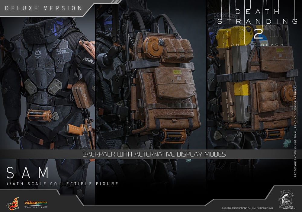 112026 - Death Stranding 2: On the Beach - Sam (Deluxe Version) - Figurine Articulée Hot Toys