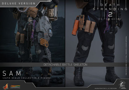 112026 - Death Stranding 2: On the Beach - Sam (Deluxe Version) - Figurine Articulée Hot Toys