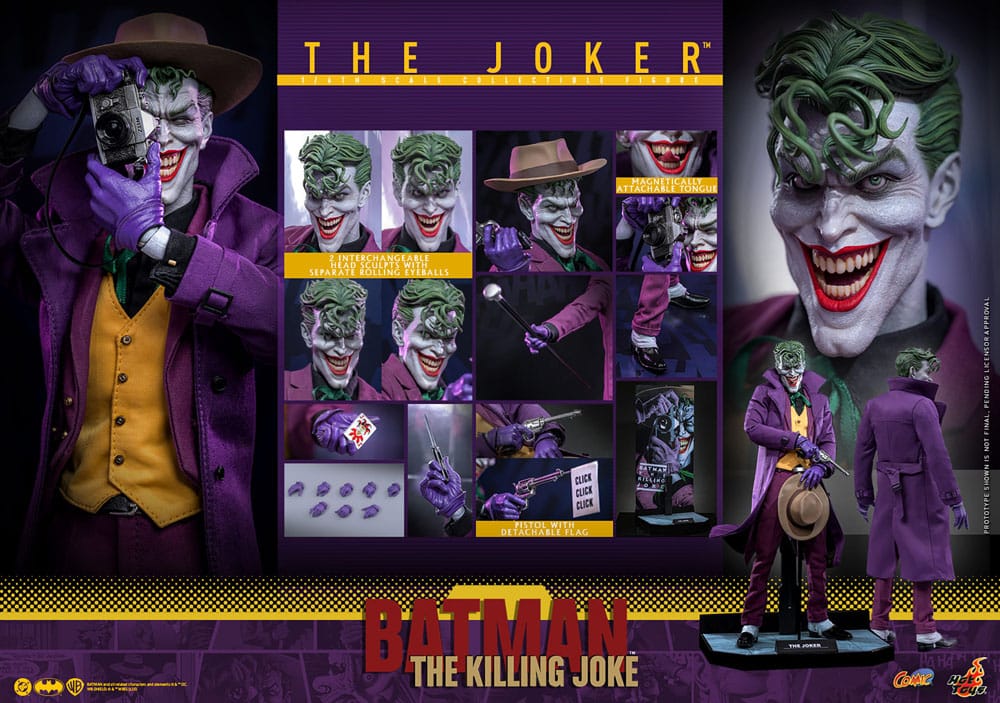 112026 - Batman: The Killing Joke - The Joker - Figurine Articulée Hot Toys