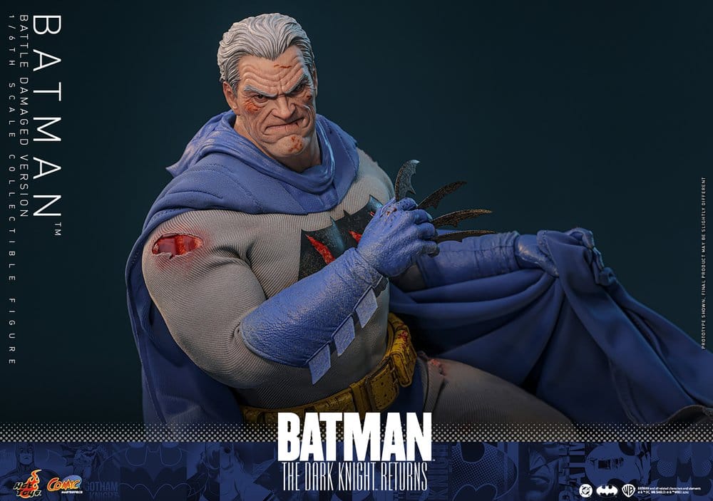 062027 - The Dark Knight Returns - Batman (Battle Damaged) – Figurine Articulée Hot Toys