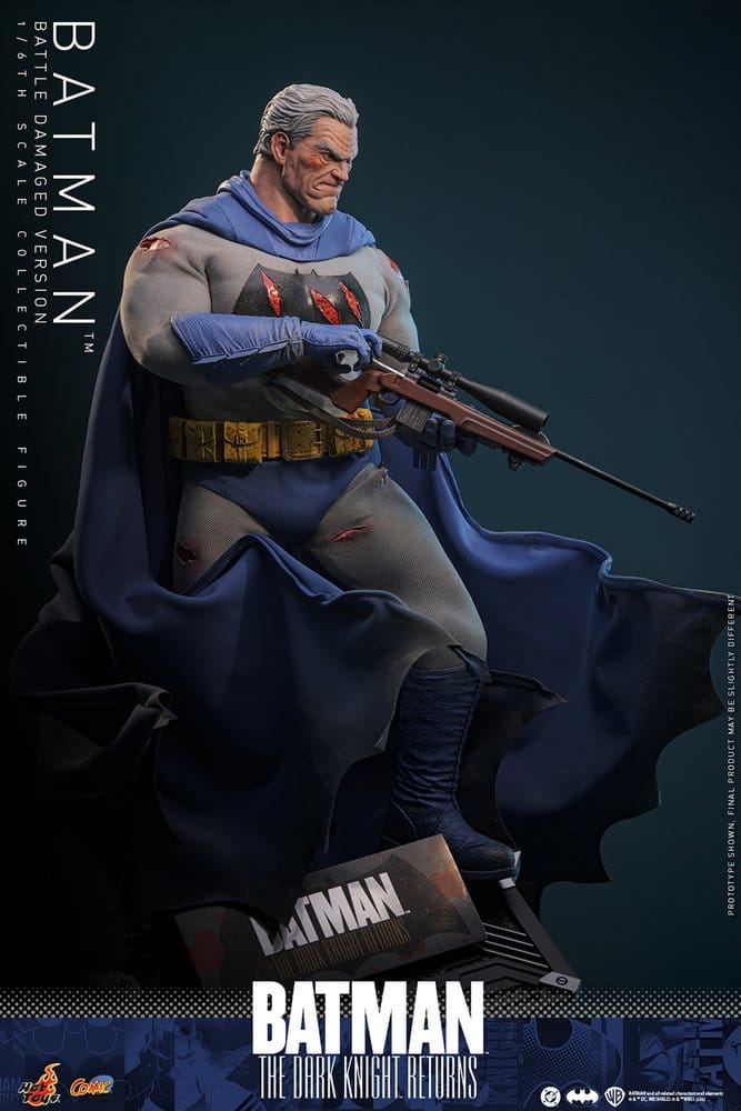 062027 - The Dark Knight Returns - Batman (Battle Damaged) – Figurine Articulée Hot Toys
