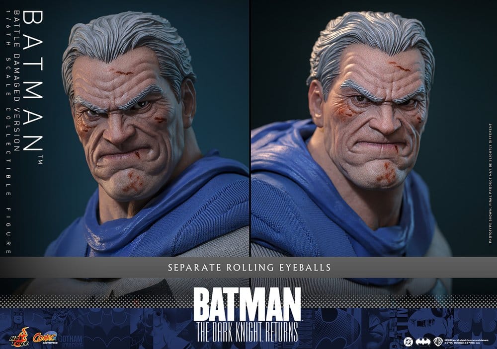 062027 - The Dark Knight Returns - Batman (Battle Damaged) – Figurine Articulée Hot Toys