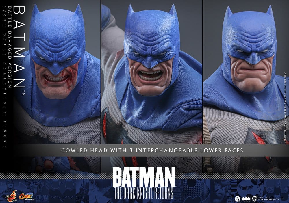 062027 - The Dark Knight Returns - Batman (Battle Damaged) – Figurine Articulée Hot Toys