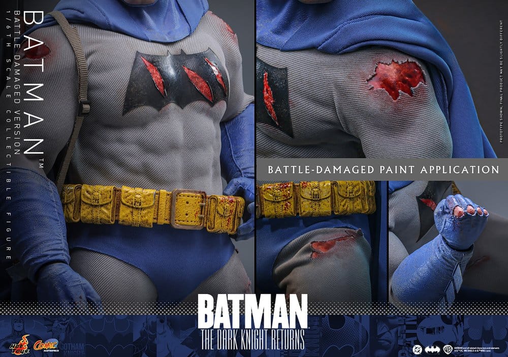 062027 - The Dark Knight Returns - Batman (Battle Damaged) – Figurine Articulée Hot Toys