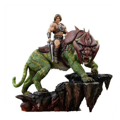 052027 - Masters of the Universe statuette He-Man and Battle Cat 33 cm Iron Studios Art Scale 1/10