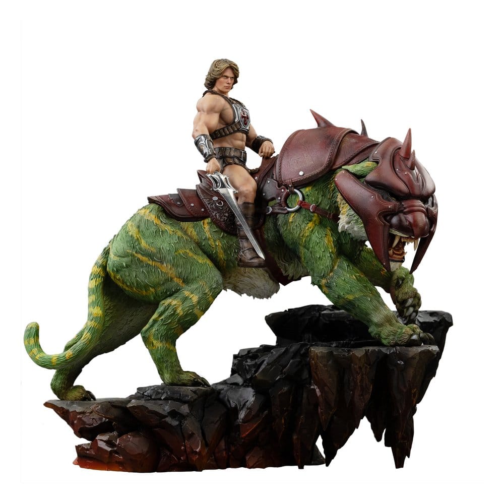 052027 - Masters of the Universe statuette He-Man and Battle Cat 33 cm Iron Studios Art Scale 1/10